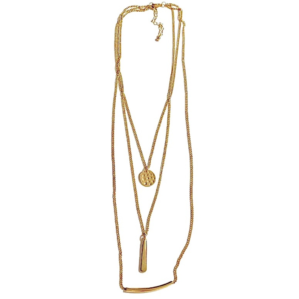 TAZZA - Layered Pendant Necklace!